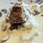 trattoria GALLIANO - 黒毛和牛バラ肉ロースト 黒トリュフ添え