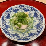 末冨 - 蛤と筍の一品