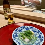 末冨 - 蛤と筍の一品