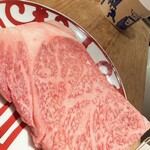 銀座 青天 - 黒毛和牛のサーロイン