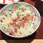 銀座 青天 - 大将青木の気まぐれ焼飯（厚切りハム