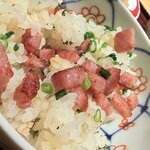 銀座 青天 - 大将青木の気まぐれ焼飯（厚切りハム
