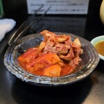 安兵衛 - 山芋キムチ、白菜キムチ