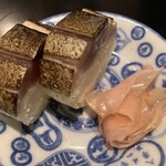 いざかやこばん - 鯖の棒鮨。一貫じゃ足りません！