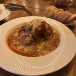 煮込みバル - 豚肩ロースのトマトチーズ煮込み(¥1,850+税)