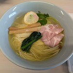 男鹿塩ラーメン おがや - 乗せてみた