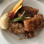 NOON - 定食セットの黒酢酢豚
