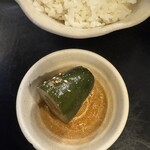 麺処 にしむら - 胡瓜の漬物
