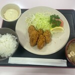 辛酉会食堂 - 牡蠣フライ定食