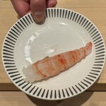 神田錦町 鮨たか晴 - Food Presentation 牡丹海老 ※コース外で追加注文