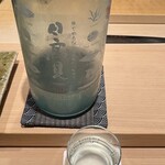 神田錦町 鮨たか晴 - 日高見 初しぼり かすみざけ R6BY