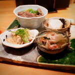 はまぐり料理 利他 - おばんざい３種盛り