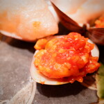 はまぐり料理 利他 - はまぐりのチリソース
