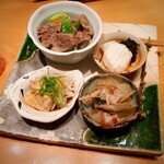 はまぐり料理 利他 - おばんざい３種盛り