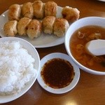 ホワイト餃子 - 餃子10個定食