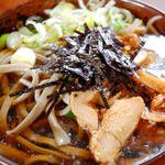 伊勢そば - 冷やしとりそば(大盛)