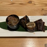 うな次郎 - 肝煮込み、八幡巻き、うなぎの山椒煮