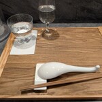 RAMEN MATSUI - お箸は変わりましたね。割り箸だったと思います。