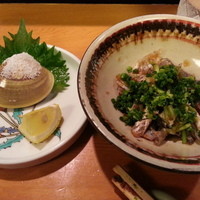 ささだ河庄 - 焼蛤、鯛皮