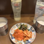 高円寺 焼肉ここち - 大根ではなく…シャキシャキ食感の
      山芋カクテキが美味しい〜♡(*´Д｀*)