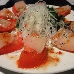 Ryouma - ホタテとトマトのカルパッチョ（780円）