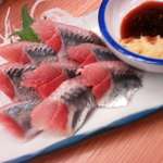 晩杯屋 - いわし刺し１５０円