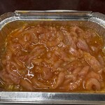 味楽亭 - 炙りユッケ完成系（かなり生目にした）