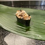 すし辰の立ち食い - 白子軍艦