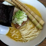 中華そば 琴の - 濃厚鶏中華そば　1050円　トッピング　姫竹メンマ　350円