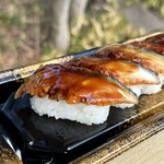 Kanemi - 料理写真:鰻にぎり寿司