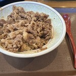 すき家 - 料理写真:牛丼(中盛)650円 ねぎ抜き