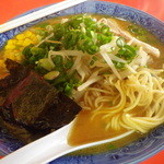 ラーメン光龍 - 味噌ラーメン（バリかた麺）