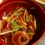 蕎麦茶屋 和久 - 赤出汁