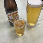 天一軒 - 瓶ビール600えん 生ビール500えん