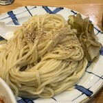 希須林 - ✅担々つけ麺(太麺300g)¥1.200
      　※辛さ3段階からセレクト(中辛)
      　※ご飯無料(お代わりも無料)
      　※野菜マシ可能
      　※土曜限定メニュー