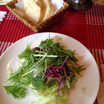 チロル - ランチ サラダ、パン 2015/1