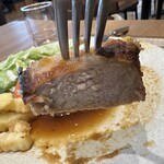 グリル かみさと - 【2026.2.7(土)】姫豚厚切りポークステーキのお肉