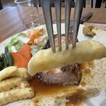 グリル かみさと - 【2026.2.7(土)】姫豚厚切りポークステーキのポテトフライ