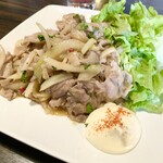 ピッツエリアバール　CACTUS　D'ORO - ・もち豚ジンジャーポークソテー（￥1,000）