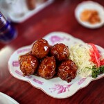 寿蘭 - 絶対にお勧めします。半肉ダンゴ(600yen)