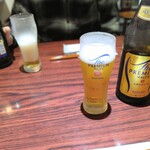 とんかつ六角箸 - 瓶ビール700円（税込）×２