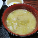 とんかつ六角箸 - 具沢山のトン汁♬