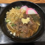 一途うどん - 生姜と天かす投入