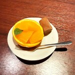焼肉きたじま - デザートのオレンジです(o^^o)