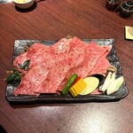 焼肉きたじま - 極上やきしゃぶ月見です(o^^o)