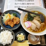 多助 - 高山ラーメンミニ唐揚げ定食¥900❗️