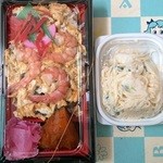松乃家お弁当ショップ - ちらし寿司　￥380 + 春雨サラダ　￥180　（税込）