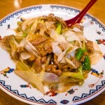 玉林酒家 - 葱と羊の強火炒め