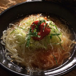 Shouwa Horumontei - 大っきな梅干しを乗せた冷麺♡