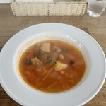 キッチン エイジィー - あっさり系のミネストローネｽｰﾌﾟ